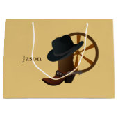 Cowboy Boot Design LGB Groot Cadeauzakje (Voorkant)