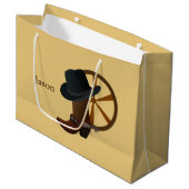 Cowboy Boot Design LGB Groot Cadeauzakje (Voorkant Gekanteld)