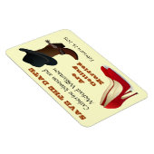 Cowboy Boot en High Heels Bruiloft Save The Date 1 Magneet (Rechterzijde)