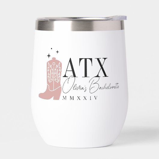 Cowboy Boot gepersonaliseerde Austin Bachelorette  (Links)
