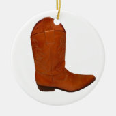 Cowboy Boot Keramisch Ornament (Voorkant)