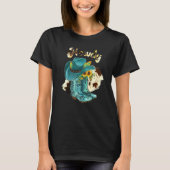 Cowboy Boot Leopard Sunflower Laten we meisjes Wes T-shirt (Voorkant)