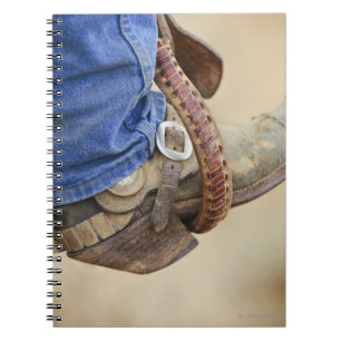 Cowboy boot met pur 2 notitieboek
