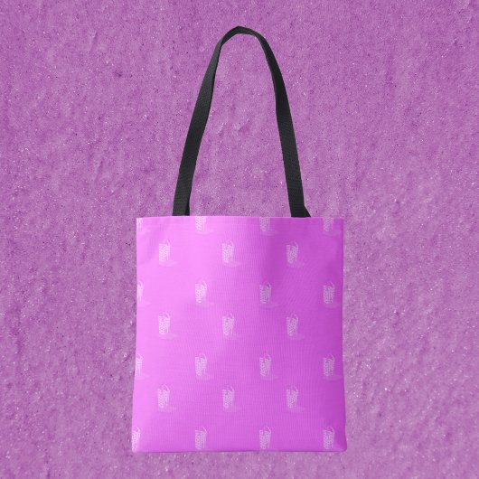 Cowboy Boot Stars Roze Patroon Tote Bag