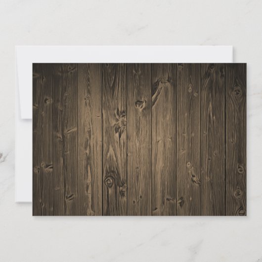 Cowboy Boot Sunflower Rehearsal Dinner Invitations Kaart (Achterkant)