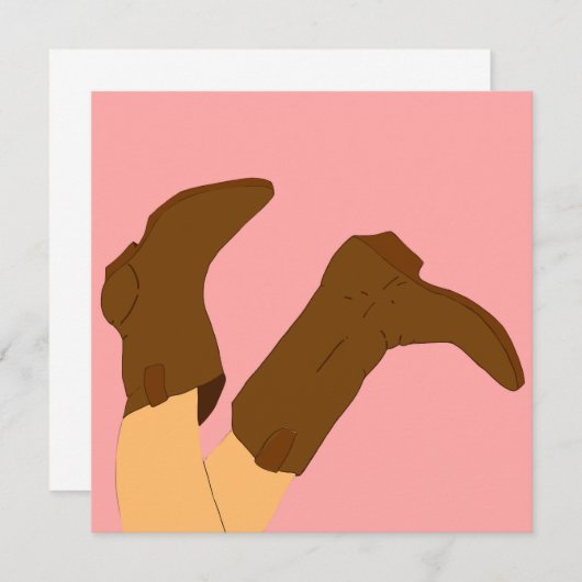 Cowboy Boots (Voorkant / Achterkant)