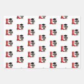 Cowboy Boots Afstudeerder Pet en Diploma Afstudere Inpakpapier Vel (Voorkant 3)