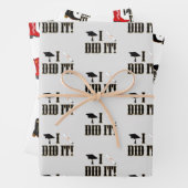 Cowboy Boots Afstudeerder Pet en Diploma Afstudere Inpakpapier Vel (In situ)