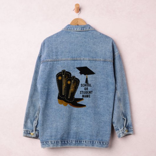 Cowboy Boots Afstuderen Denim Jacket (Hangar)