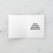 Cowboy Boots Afstuderen Kaart (Binnen)