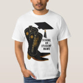 Cowboy Boots Afstuderen T-shirt (Voorkant)