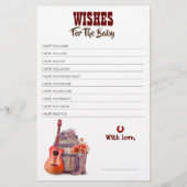 Cowboy Boots Baby shower Game (Voorkant)