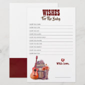 Cowboy Boots Baby shower Game (Voorkant / Achterkant)