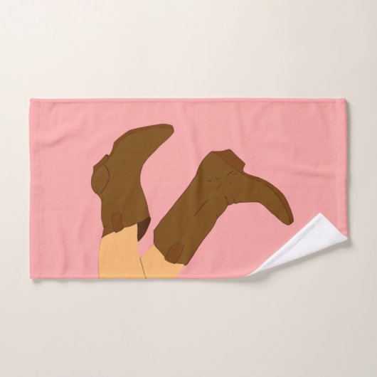 Cowboy Boots Bad Handdoek (Handdoek)