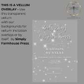 Cowboy Boots & Bling Vrijgezellenfeest Vellum Uitnodigingen