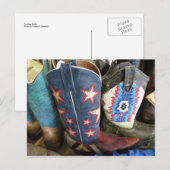 Cowboy Boots Briefkaart (Voorkant / Achterkant)