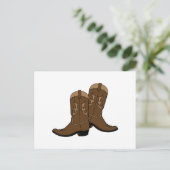 Cowboy Boots Briefkaart (Staand voorkant)