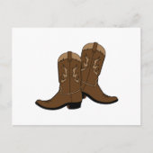 Cowboy Boots Briefkaart (Voorkant)