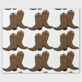 Cowboy Boots Cadeaupapier (Vlak)