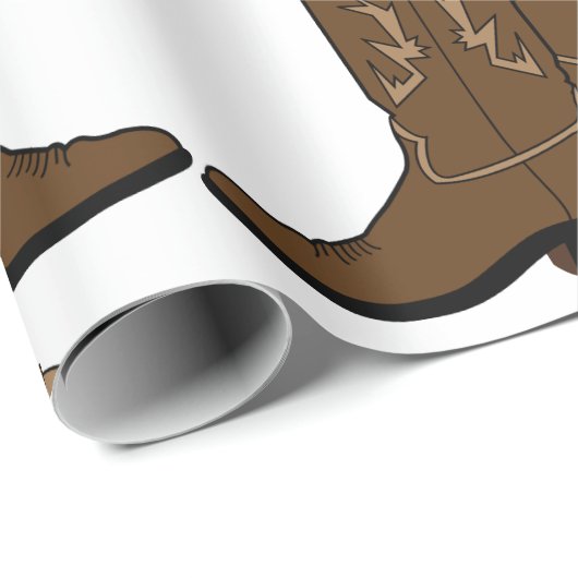 Cowboy Boots Cadeaupapier (Rol Hoek)