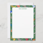 Cowboy Boots Colorful Stationery Personalized Card Bedankkaart (Voorkant)