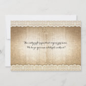 Cowboy Boots Country Western na bruiloft BBQ Kaart (Achterkant)