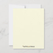 Cowboy Boots Custom Flat Note-kaarten (geel) Kaart (Achterkant)