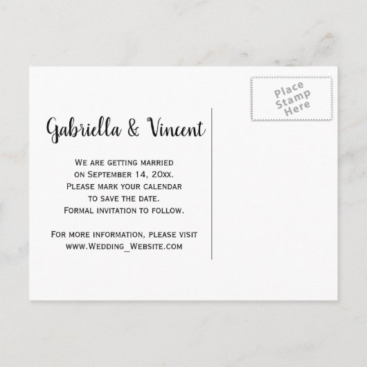 Cowboy Boots Daisy Horse Bit Wedding Save the Date Aankondigingskaart (Achterkant)