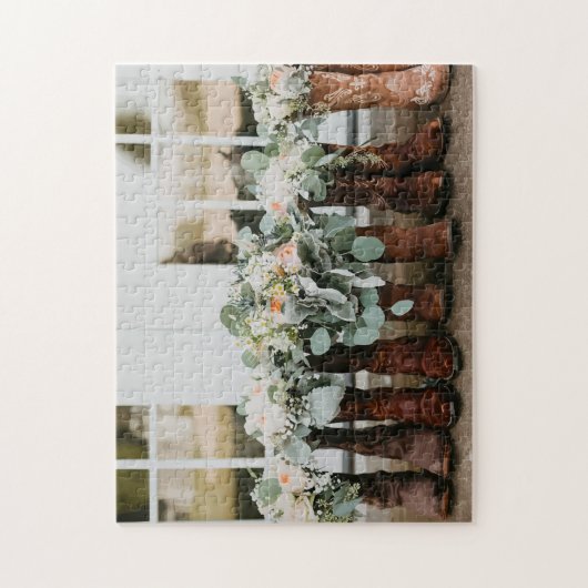 Cowboy Boots en Flowers Legpuzzel (Verticaal)