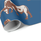 Cowboy Boots en Longhorn Steer Western Cadeaupapier (Rol Hoek)