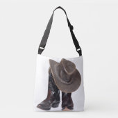 Cowboy Boots en Pet Crossbody Tas (Voorkant)