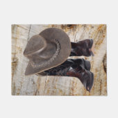 Cowboy Boots en Pet Deurmat (Voorkant)