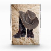 Cowboy Boots en Pet Fotoblokken (Voorkant)