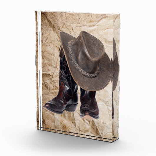 Cowboy Boots en Pet Fotoblokken (Rechts)