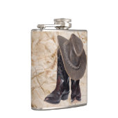 Cowboy Boots en Pet Heupfles (Rechts)