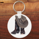 Cowboy Boots en Pet Sleutelhanger (Voorkant)