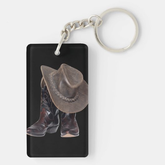 Cowboy Boots en Pet Sleutelhanger (achterkant)