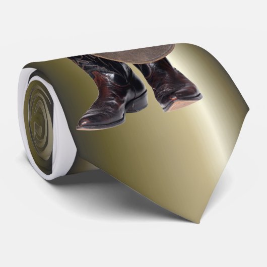 Cowboy Boots en Pet Stropdas (Opgerold)