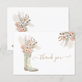 Cowboy Boots Floral Western Dank je wel