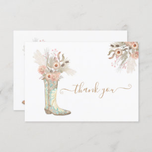Cowboy Boots Floral Western Dank je wel