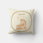 Cowboy Boots & Foal Nursery Pillow Kussen (Voorkant)