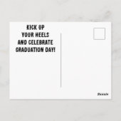  Cowboy Boots Graduation Briefkaart (Achterkant)