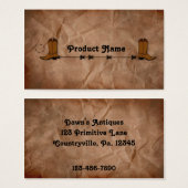 Cowboy Boots Hang Label Visitekaartjes (Voorkant /achterkant)