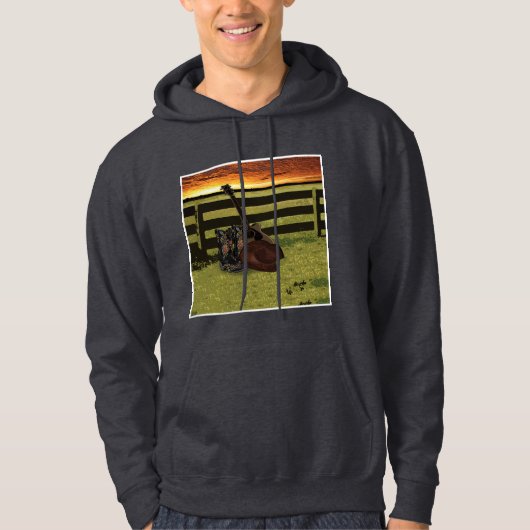 Cowboy Boots Hoodie (Voorkant)