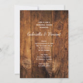 Cowboy Boots Horse Bit Wedding Rehearsal Dinner Kaart (Achterkant)