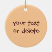 Cowboy Boots in plaats van dansend country Western Keramisch Ornament (Achterkant)