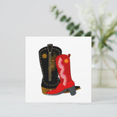 Cowboy Boots Kaart (Staand voorkant)