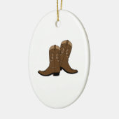 Cowboy Boots Keramisch Ornament (Links)