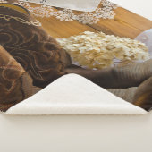 Cowboy Boots Lace Country Barn Wedding Keepslag Sherpa Deken (3/4)