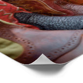 Cowboy boots line-up poster (Hoek)